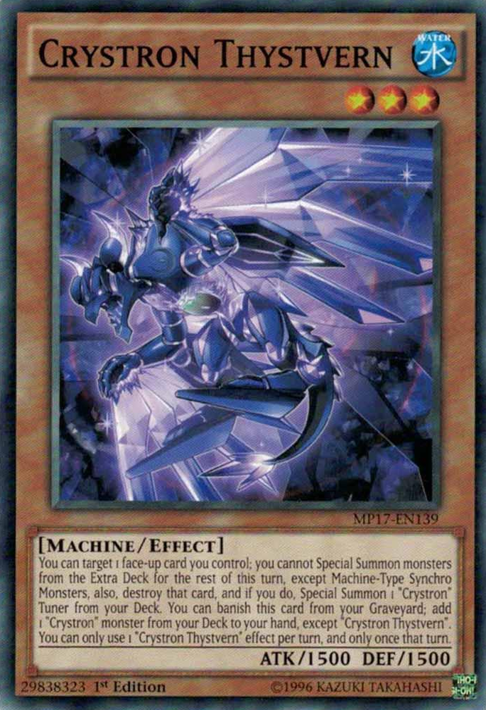 Crystron Thystvern [MP17-EN139] Common Yu-Gi-Oh!