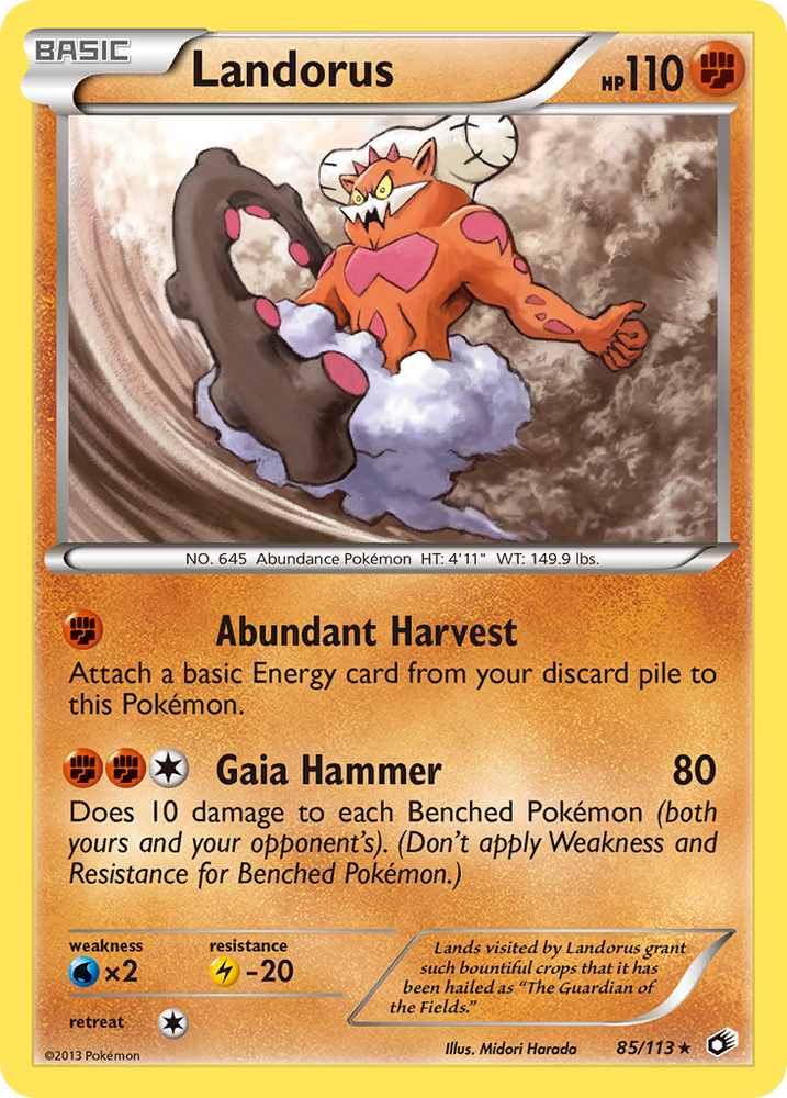 Landorus (85/113) [Black & White: Legendary Treasures] Pokémon