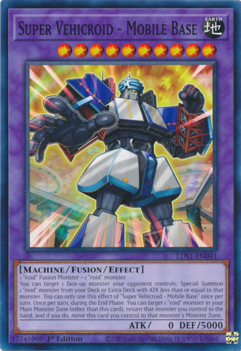 Super Vehicroid - Mobile Base [LDS1-EN041] Common Yu-Gi-Oh!