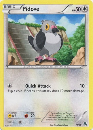 Pidove (14/30) [Black & White: Trainer Kit - Zoroark] Pokémon