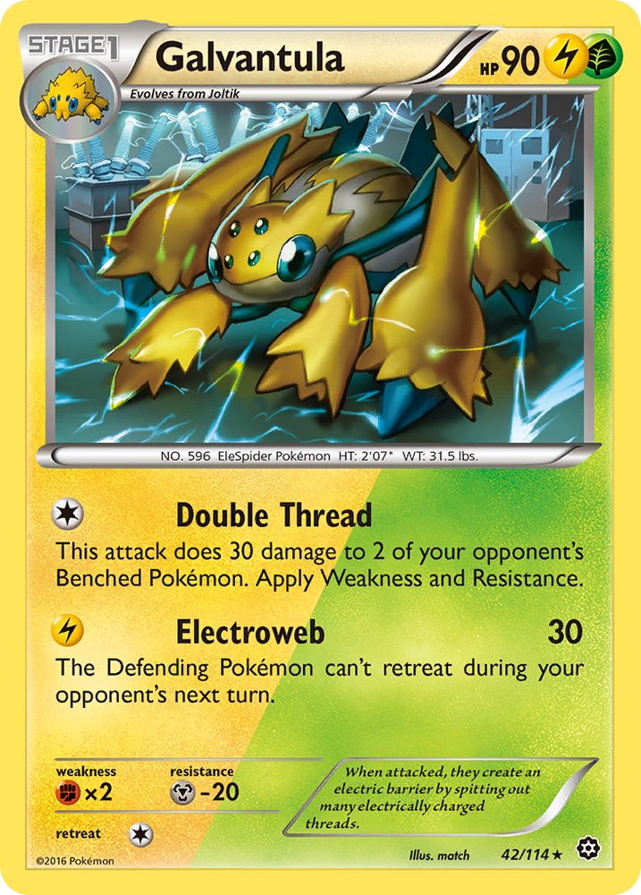 Galvantula (42/114) [XY: Steam Siege] Pokémon