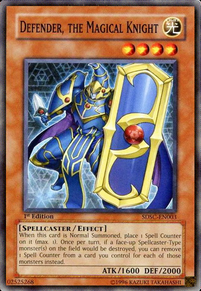 Defender, The Magical Knight [SDSC-EN003] Common Yu-Gi-Oh!