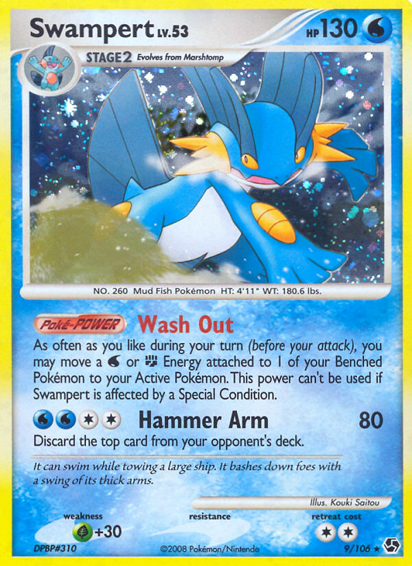 Swampert (9/106) [Diamond & Pearl: Great Encounters] Pokémon