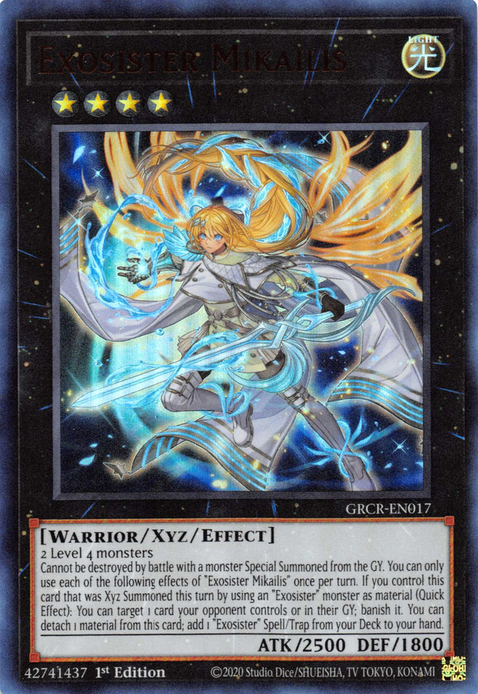Exosister Mikailis [GRCR-EN017] Ultra Rare Yu-Gi-Oh!