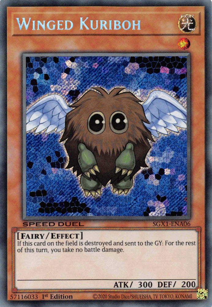 Winged Kuriboh [SGX1-ENA06] Secret Rare Yu-Gi-Oh!