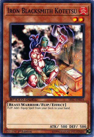 Iron Blacksmith Kotetsu [SBSC-EN034] Common Yu-Gi-Oh!