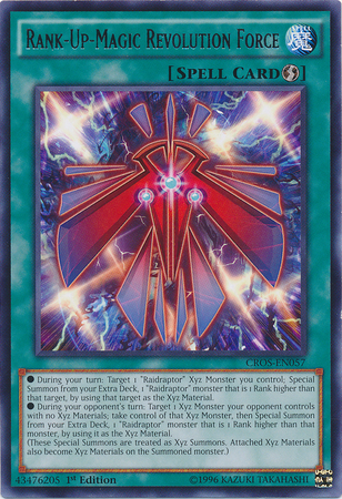 Rank-Up-Magic Revolution Force [CROS-EN057] Rare Yu-Gi-Oh!