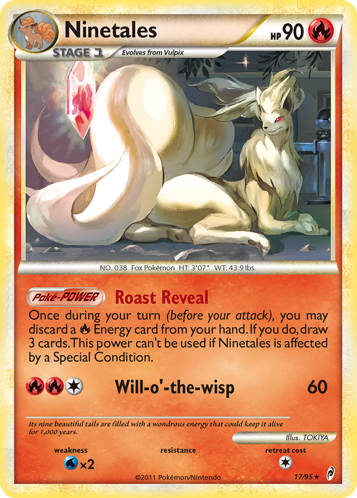 Ninetales (17/95) [HeartGold & SoulSilver: Call of Legends] Pokémon