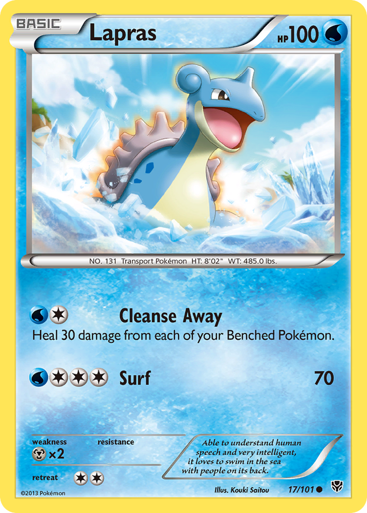 Lapras (17/101) [Black & White: Plasma Blast] Pokémon