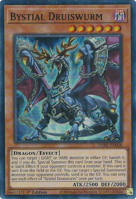 Bystial Druiswurm [DABL-EN008] Super Rare Yu-Gi-Oh!