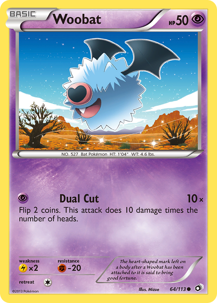 Woobat (64/113) [Black & White: Legendary Treasures] Pokémon