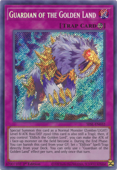 Guardian of the Golden Land [SESL-EN032] Secret Rare Yu-Gi-Oh!