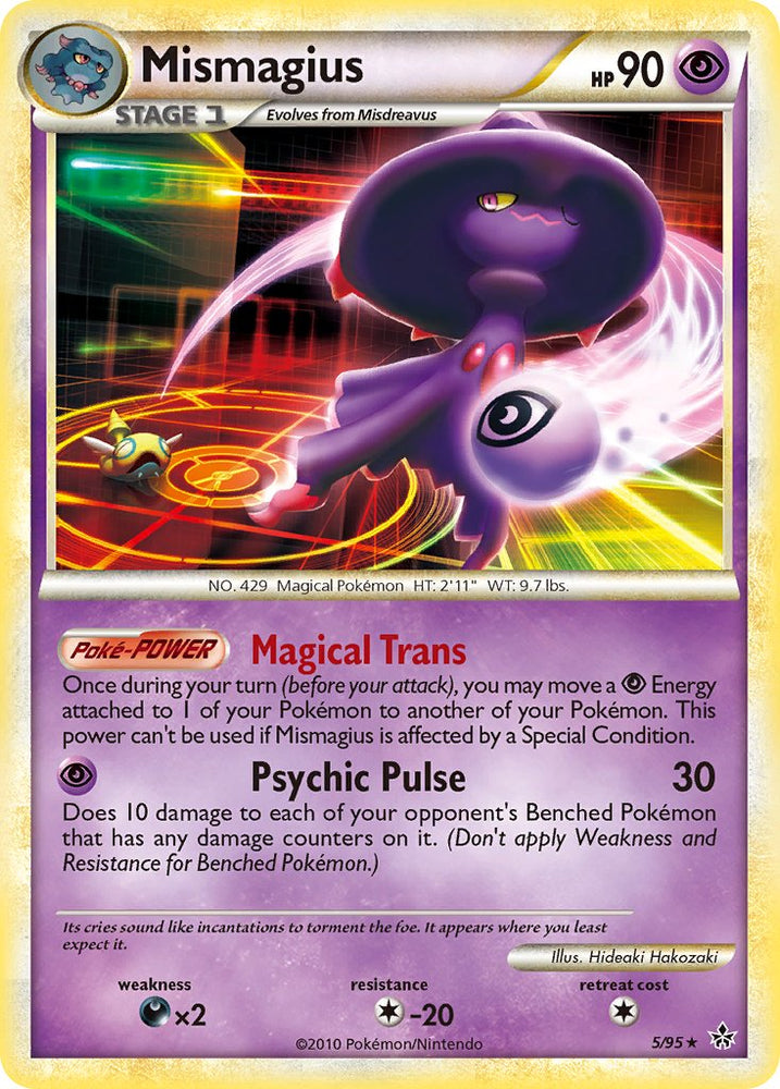 Mismagius (5/95) (Theme Deck Exclusive) [HeartGold & SoulSilver: Unleashed] Pokémon