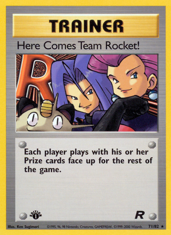 Here Comes Team Rocket! (71/82) [Team Rocket 1st Edition] Pokémon