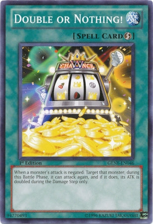 Double or Nothing! [GENF-EN046] Common Yu-Gi-Oh!