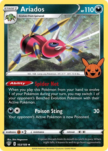 Ariados (103/189) [Trick or Trade] Pokémon