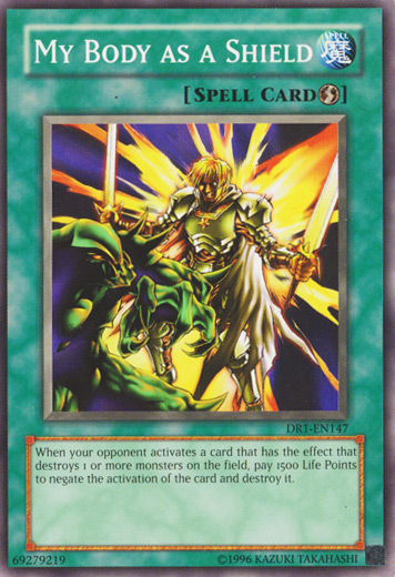 My Body as a Shield [DR1-EN147] Common Yu-Gi-Oh!