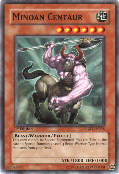 Minoan Centaur [RGBT-EN028] Common Yu-Gi-Oh!