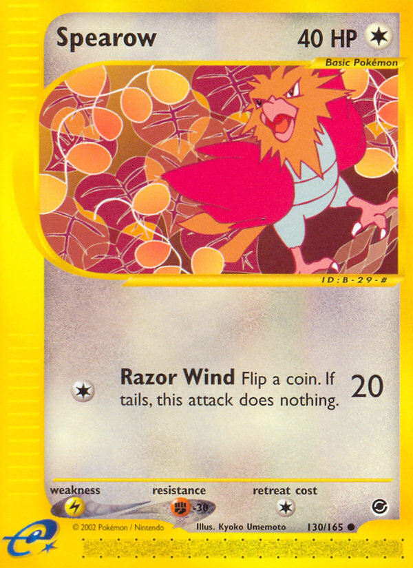 Spearow (130/165) [Expedition: Base Set] Pokémon