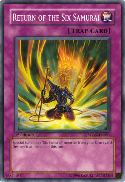 Return of the Six Samurai [STON-EN051] Common Yu-Gi-Oh!