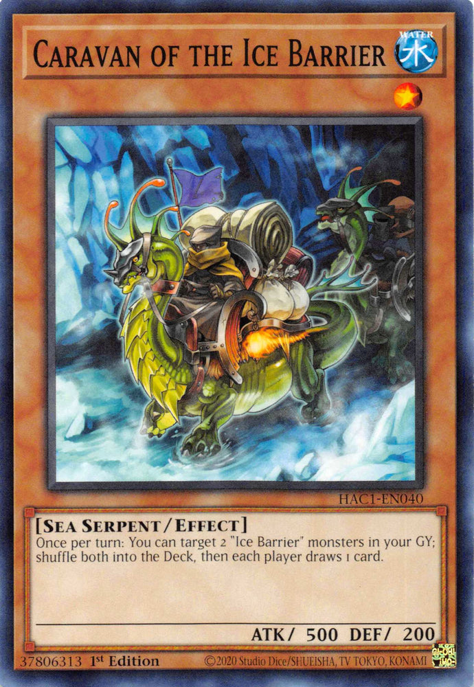 Caravan of the Ice Barrier (Duel Terminal) [HAC1-EN040] Parallel Rare Yu-Gi-Oh!