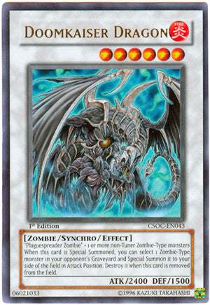 Doomkaiser Dragon [CSOC-EN043] Ultra Rare Yu-Gi-Oh!