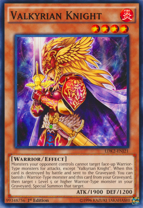 Valkyrian Knight [LDK2-ENJ21] Common Yu-Gi-Oh!