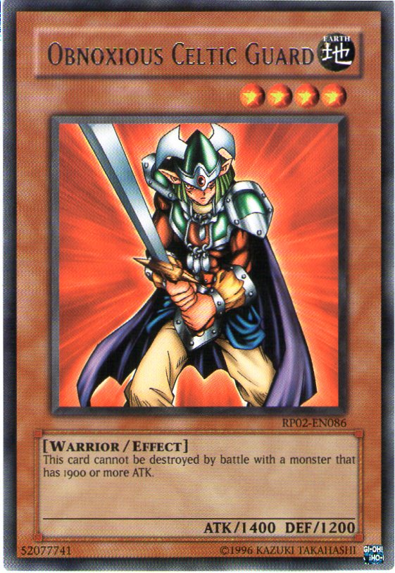Obnoxious Celtic Guard [RP02-EN086] Rare Yu-Gi-Oh!