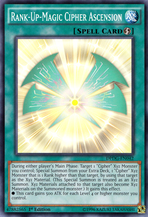 Rank-Up-Magic Cipher Ascension [DPDG-EN042] Common Yu-Gi-Oh!