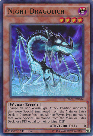 Night Dragolich [NECH-EN034] Ultra Rare Yu-Gi-Oh!