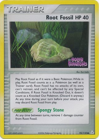 Root Fossil (93/110) (Stamped) [EX: Holon Phantoms] Pokémon