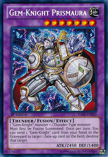 Gem-Knight Prismaura [HA06-EN020] Secret Rare Yu-Gi-Oh!