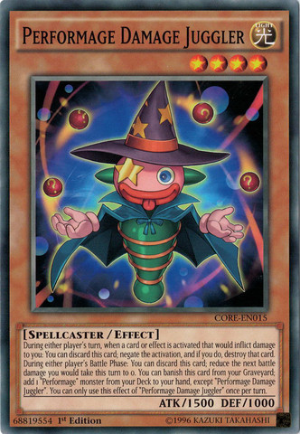 Performage Damage Juggler [CORE-EN015] Common Yu-Gi-Oh!