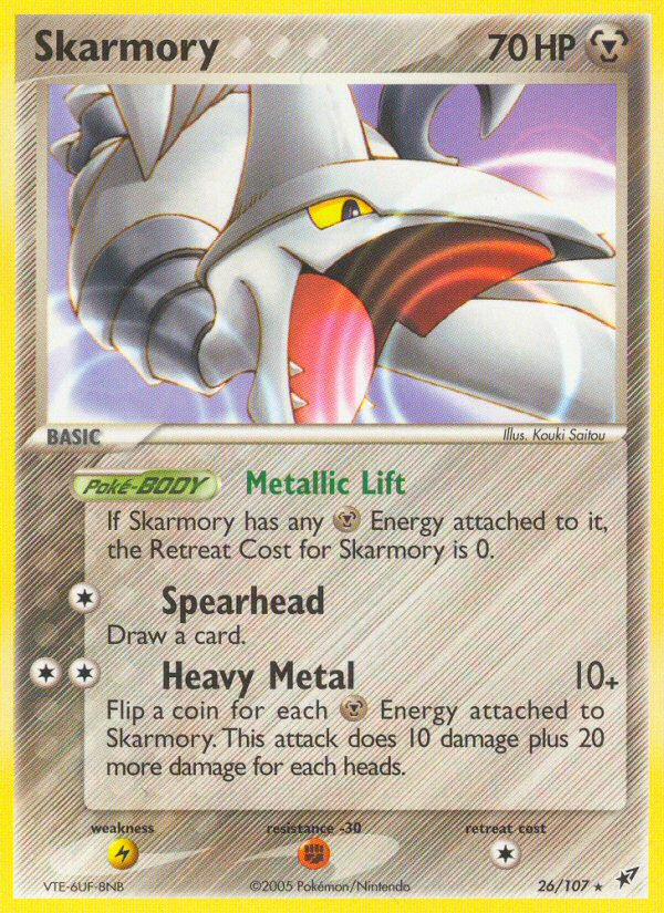 Skarmory (26/107) [EX: Deoxys] Pokémon