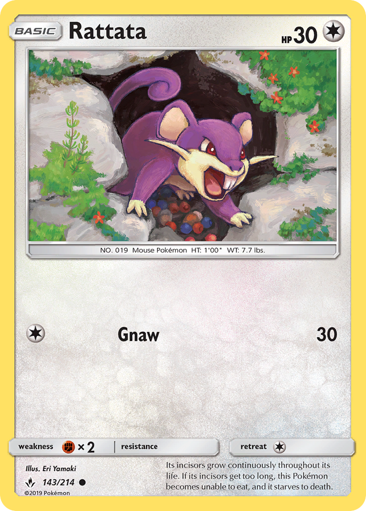 Rattata (143/214) [Sun & Moon: Unbroken Bonds] Pokémon