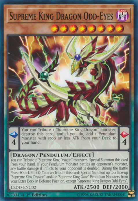 Supreme King Dragon Odd-Eyes [LEDD-ENC02] Common Yu-Gi-Oh!