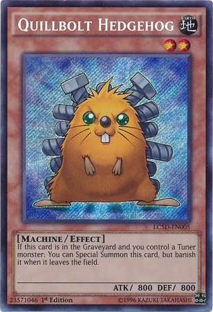 Quillbolt Hedgehog [LC5D-EN005] Secret Rare Yu-Gi-Oh!