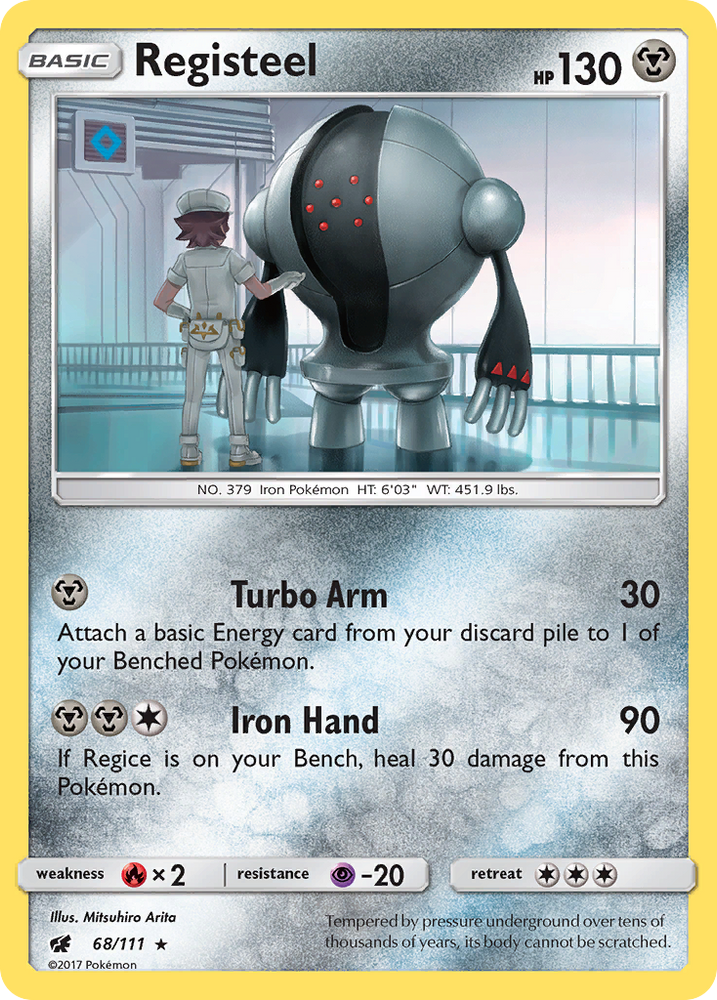 Registeel (68/111) [Sun & Moon: Crimson Invasion] Pokémon