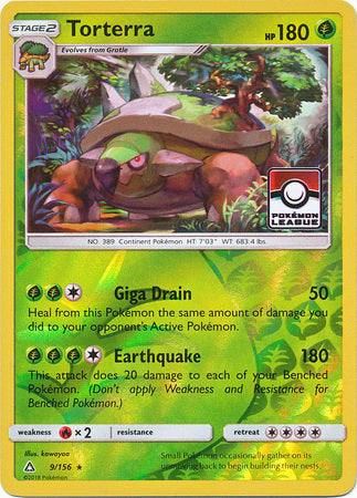 Torterra (9/156) (League Promo) [Sun & Moon: Ultra Prism] Pokémon