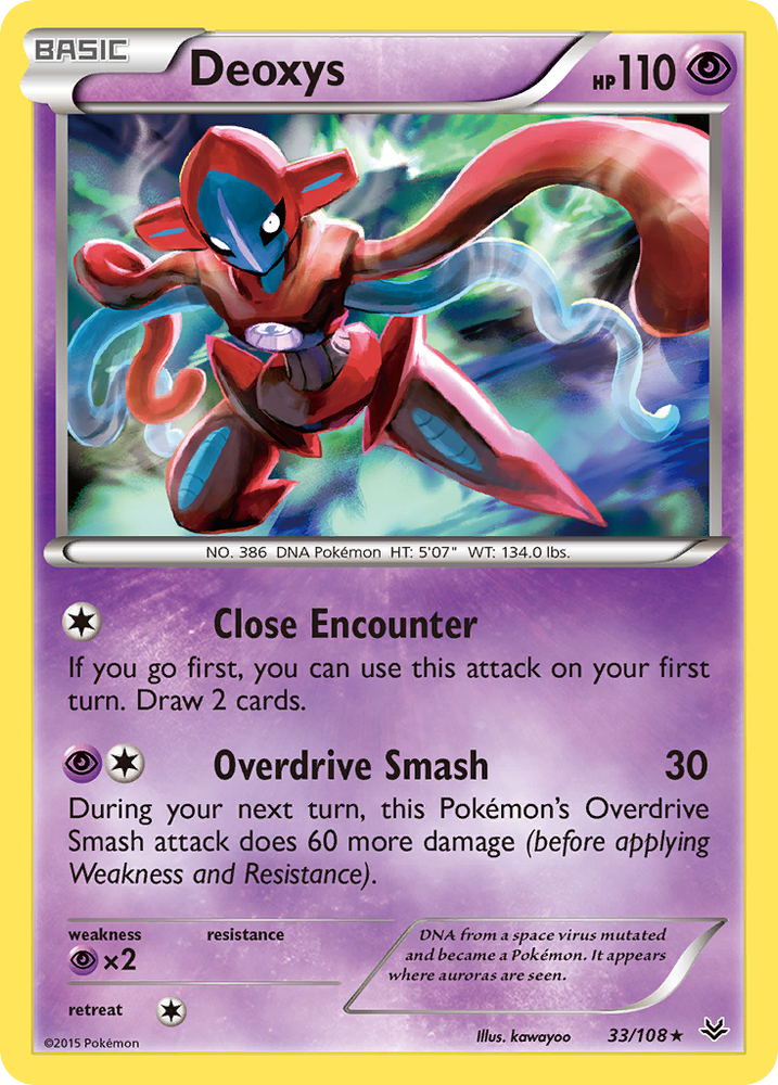 Deoxys (33/108) [XY: Roaring Skies] Pokémon