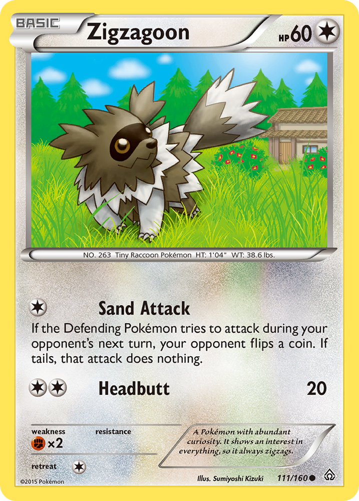 Zigzagoon (111/160) [XY: Primal Clash] Pokémon
