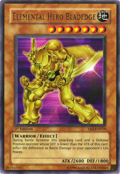 Elemental Hero Bladedge [YSD-EN019] Ultra Rare Yu-Gi-Oh!