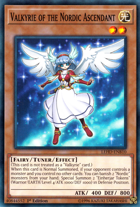 Valkyrie of the Nordic Ascendant [LEHD-ENB10] Common Yu-Gi-Oh!