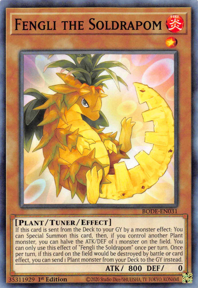 Fengli the Soldrapom [BODE-EN031] Common Yu-Gi-Oh!