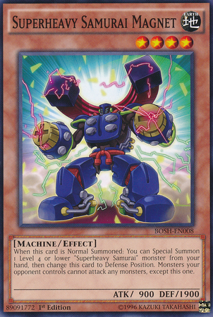 Superheavy Samurai Magnet [BOSH-EN008] Common Yu-Gi-Oh!