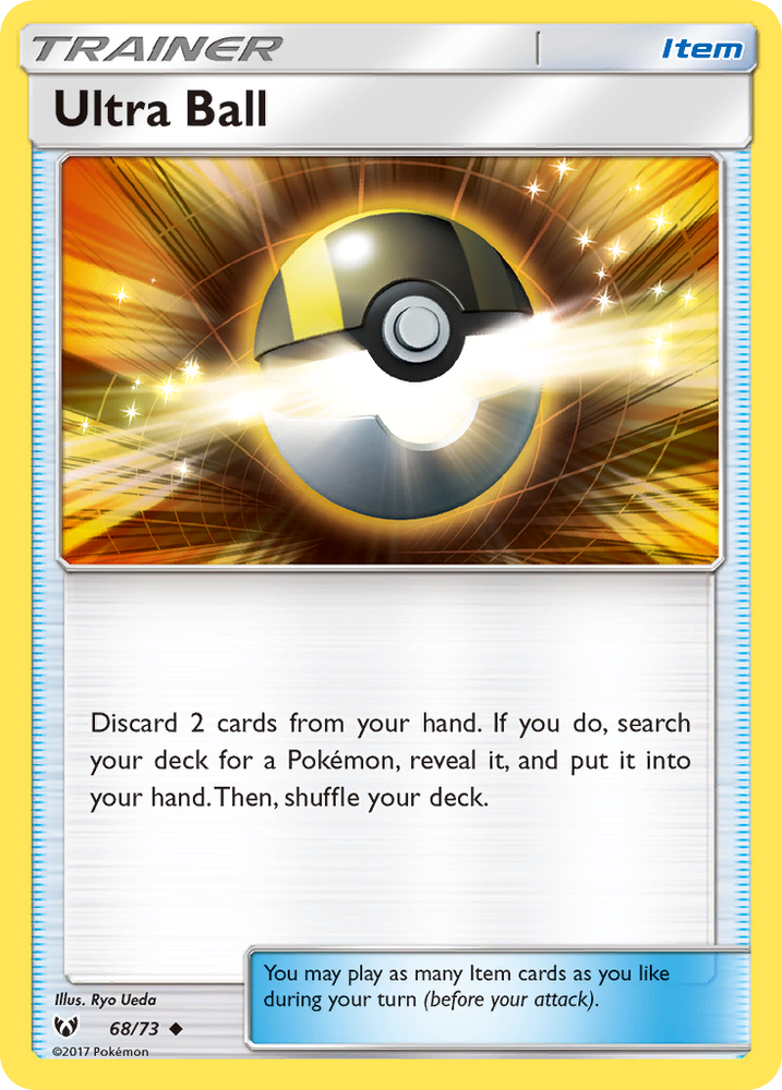 Ultra Ball (68/73) [Sun & Moon: Shining Legends] Pokémon