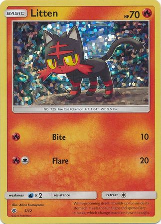 Litten (3/12) [McDonald's Promos: 2017 Collection] Pokémon