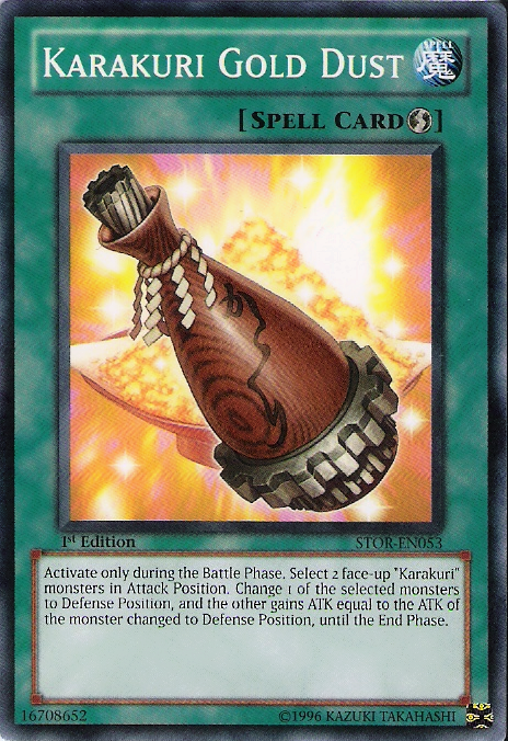 Karakuri Gold Dust [STOR-EN053] Common Yu-Gi-Oh!