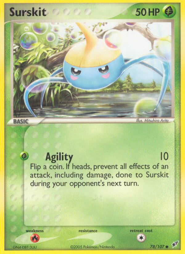 Surskit (78/107) [EX: Deoxys] Pokémon