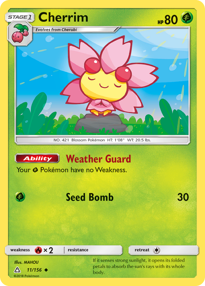 Cherrim (11/156) [Sun & Moon: Ultra Prism] Pokémon